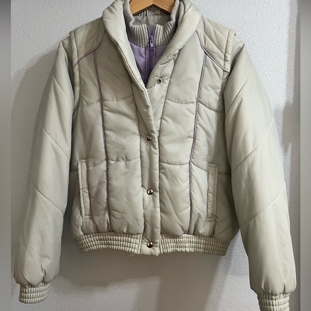 Vintage 80s puffer jacket size small